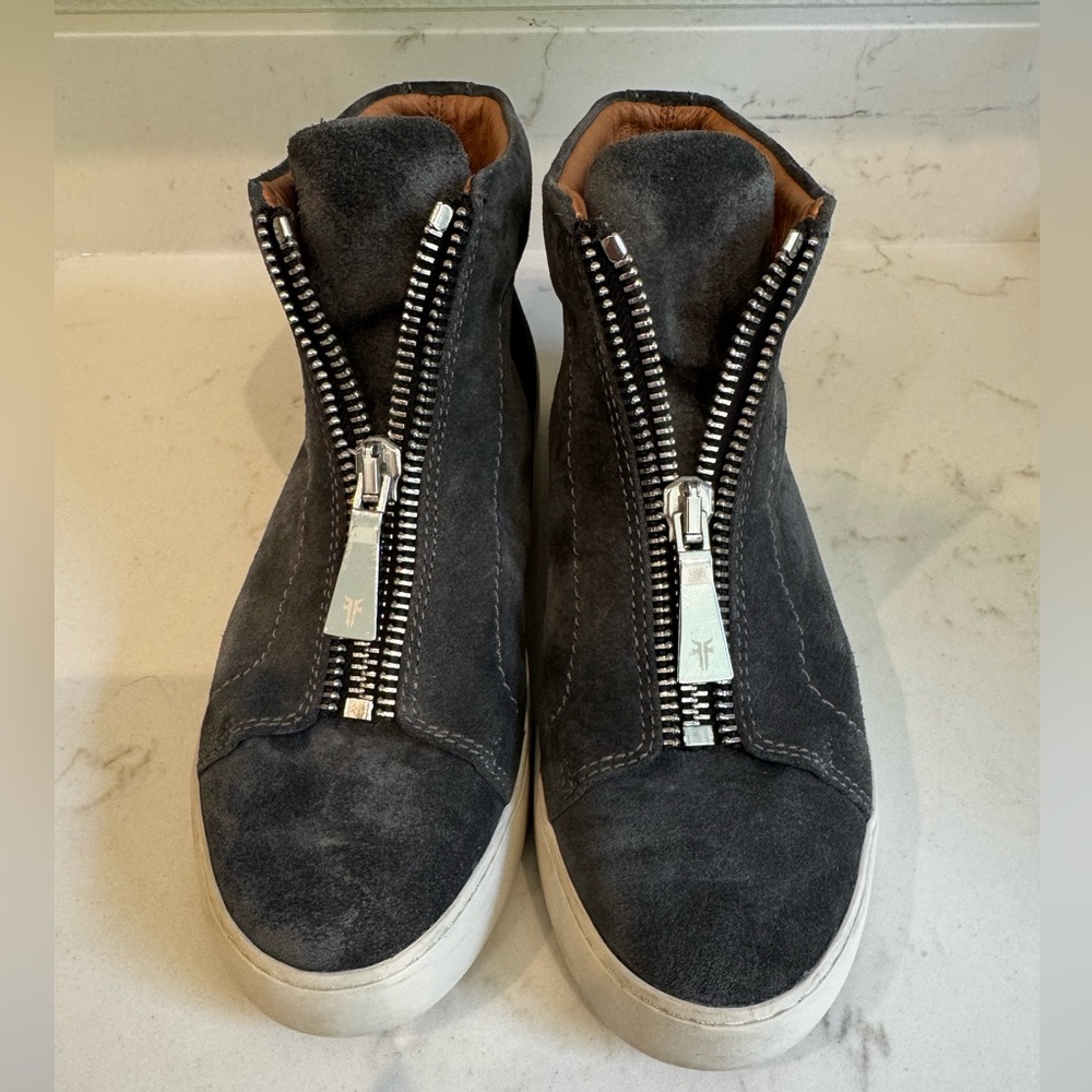 Women’s Frye Charcoal Zip Up Sneakers